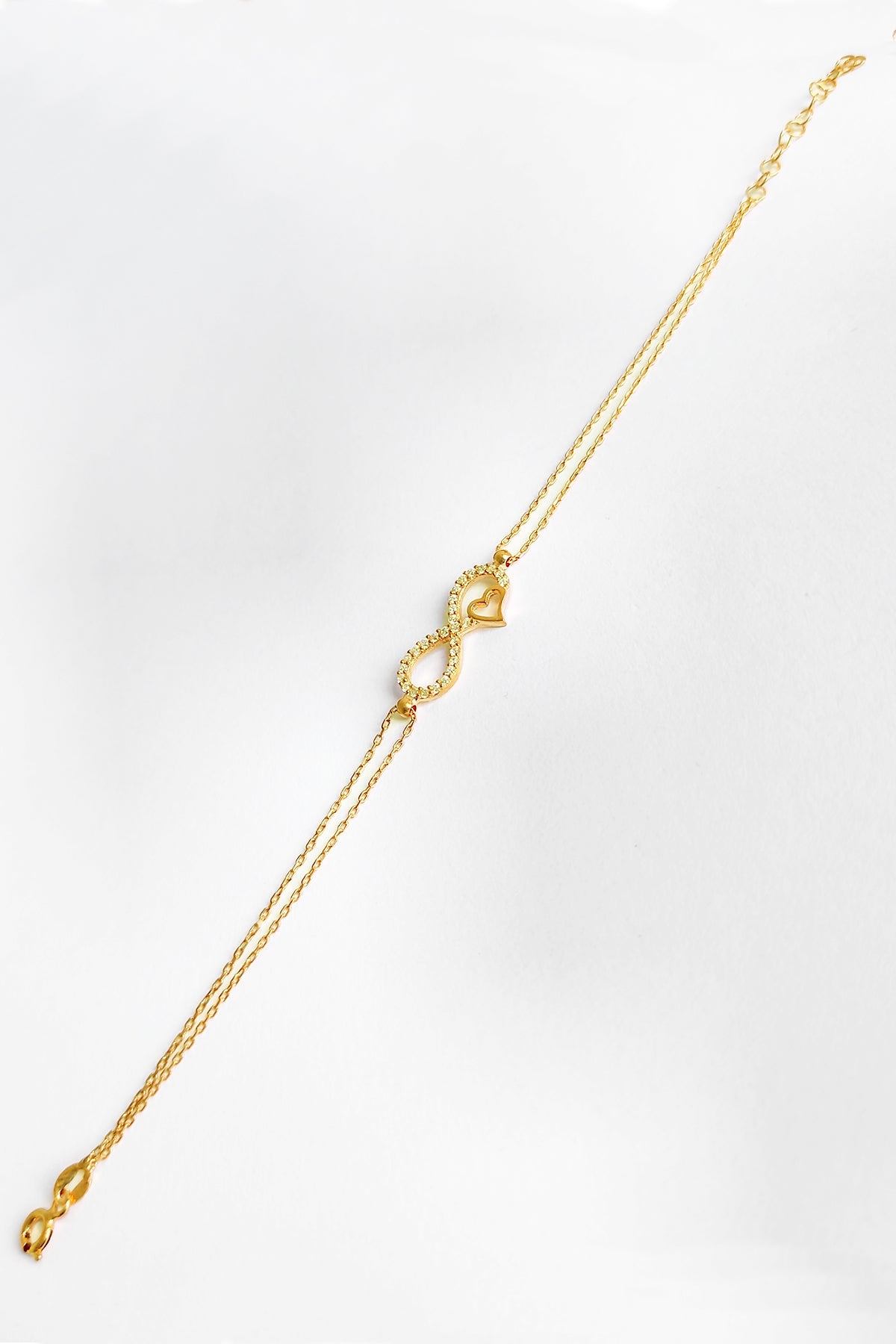 Heart Infinity Silver Bracelet