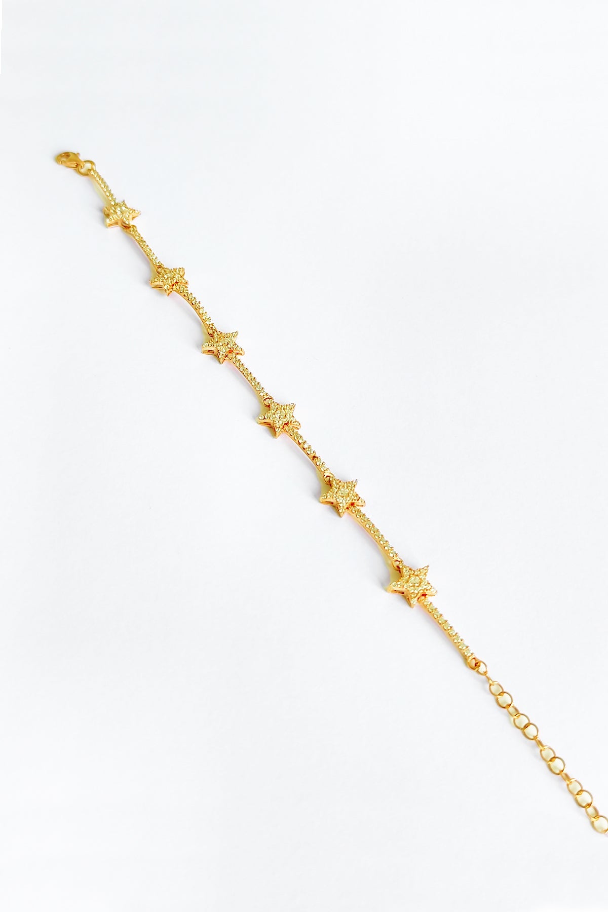 Stone Star Silver Bracelet