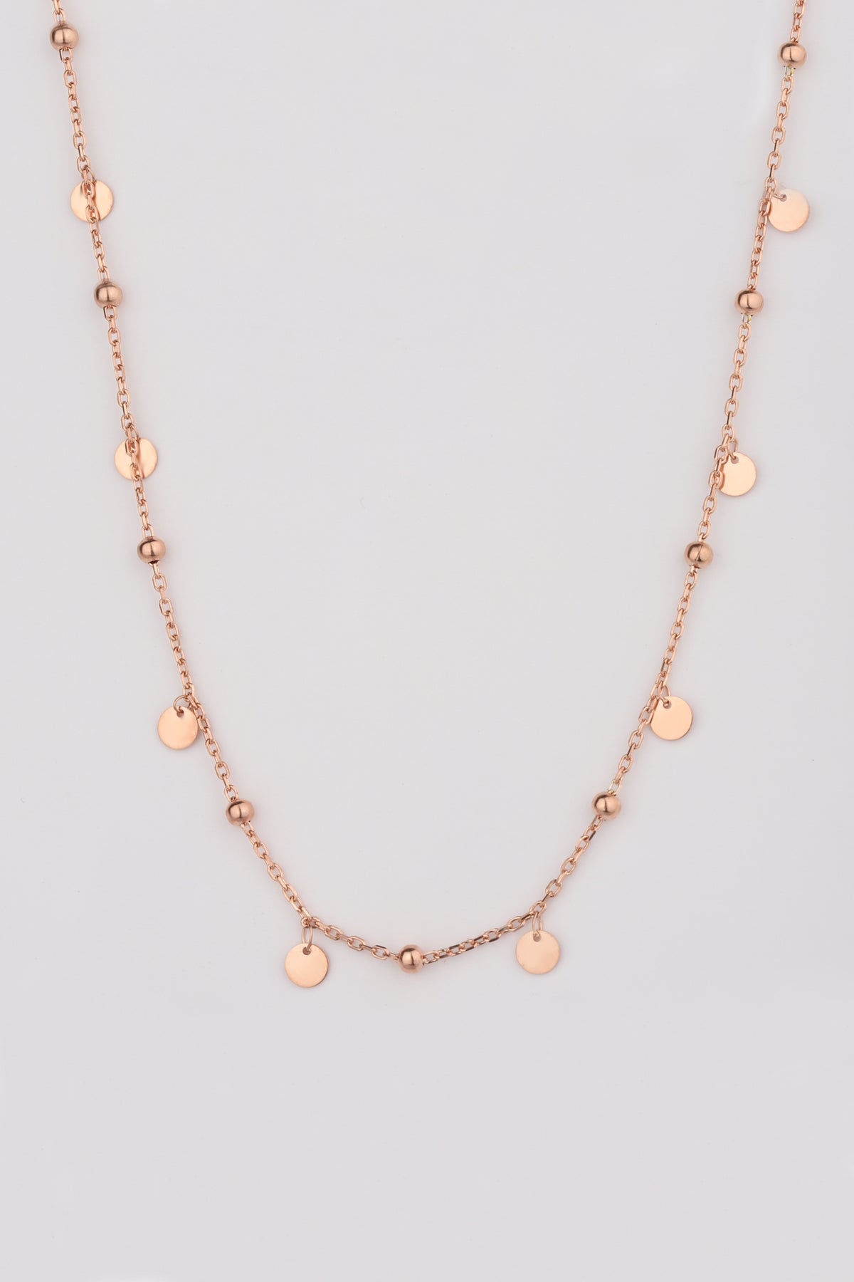 Sequin Silver Necklace
