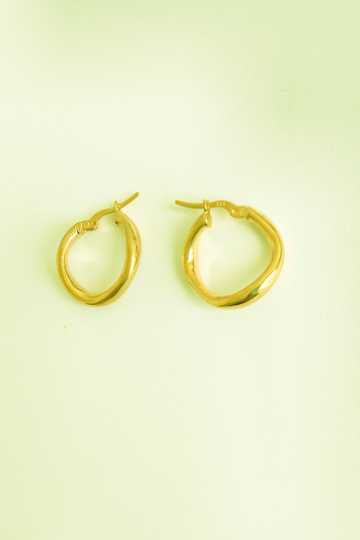 Wavy Silver Sharnel Earrings