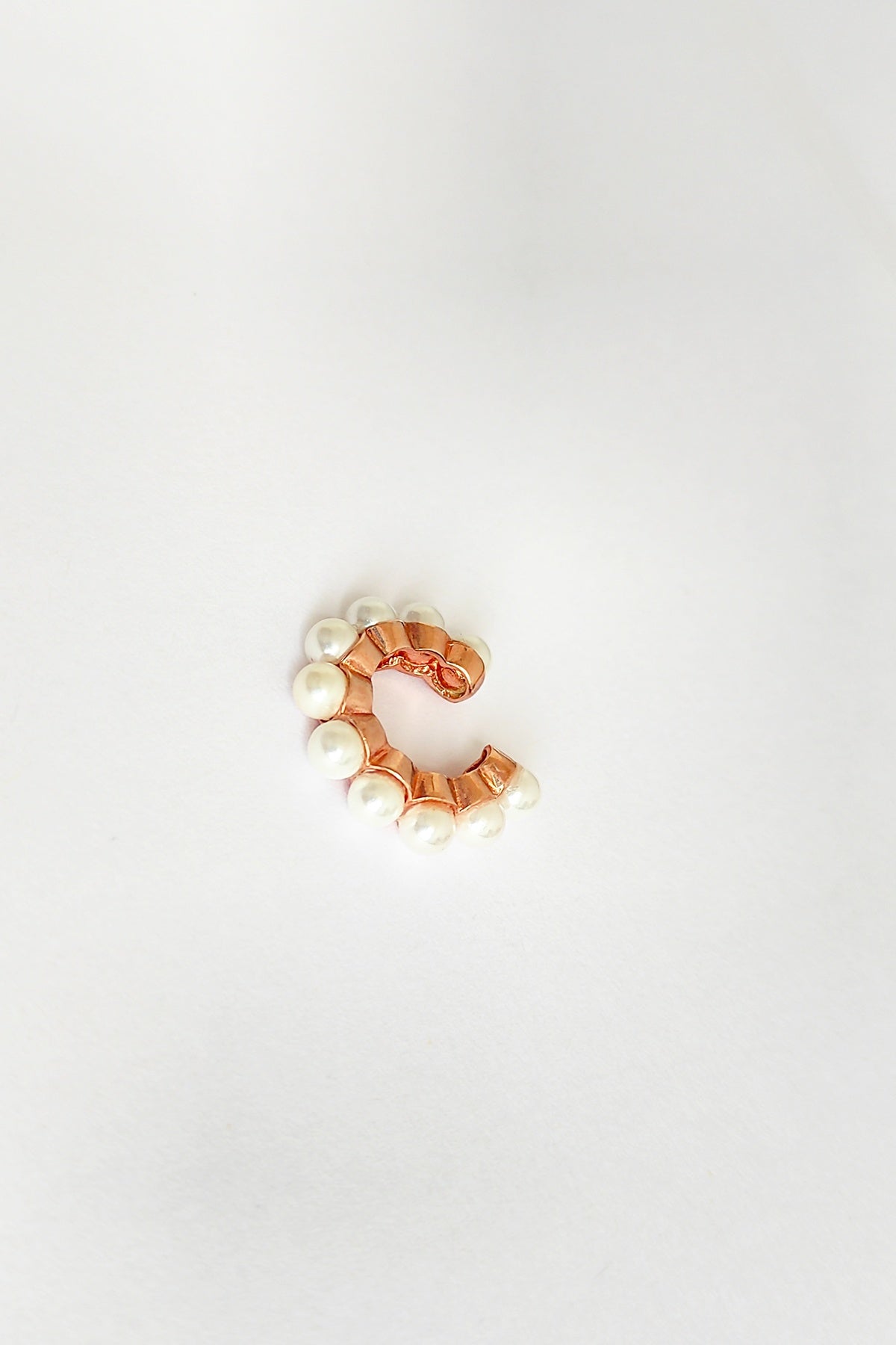 Pearl Silver Cartilage Earring