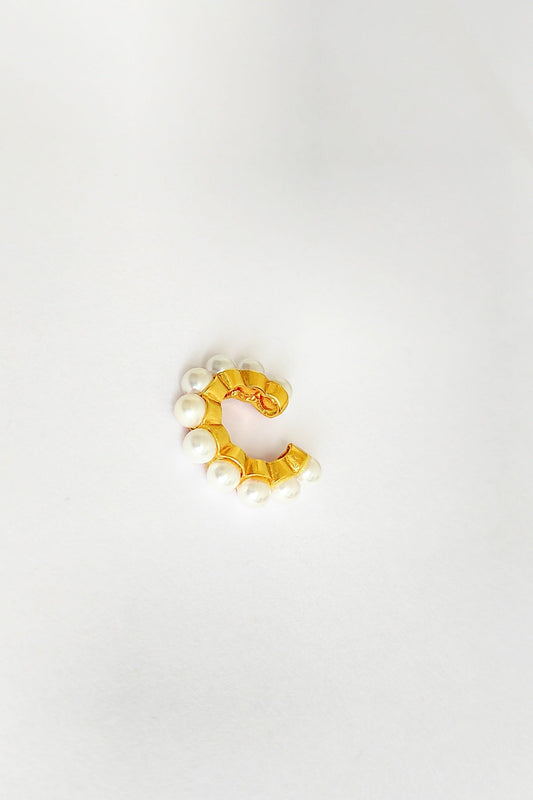 Pearl Silver Cartilage Earring