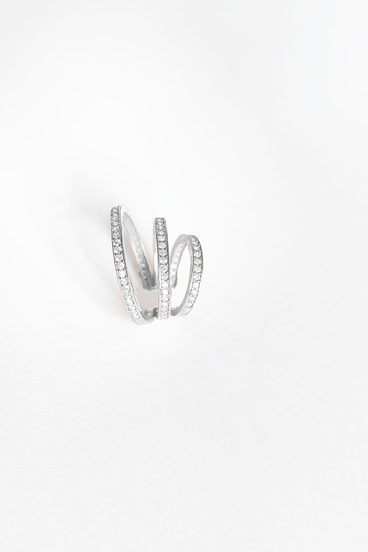 Triple Silver Cartilage Earrings