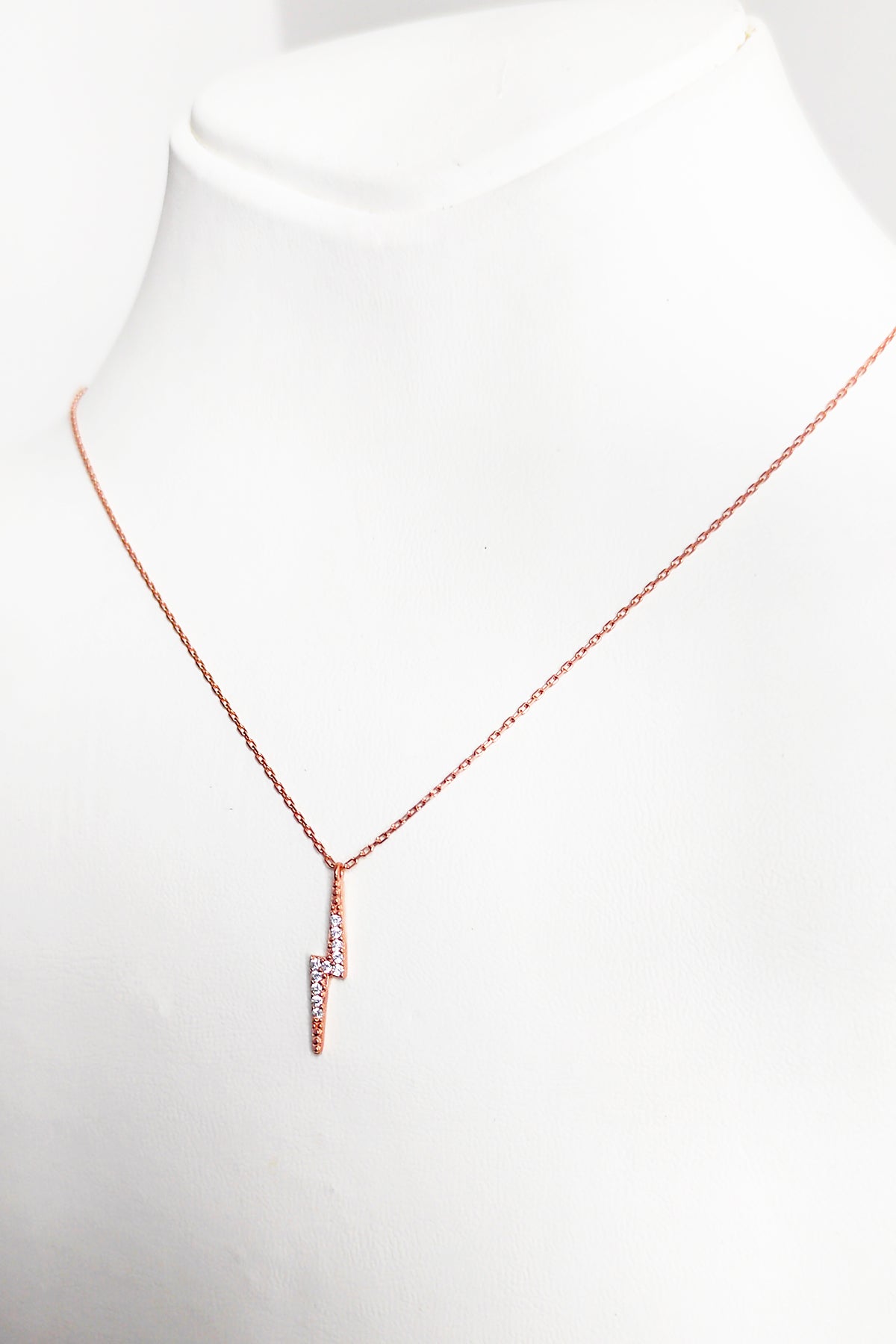 Sterling Silver Lightning Necklace