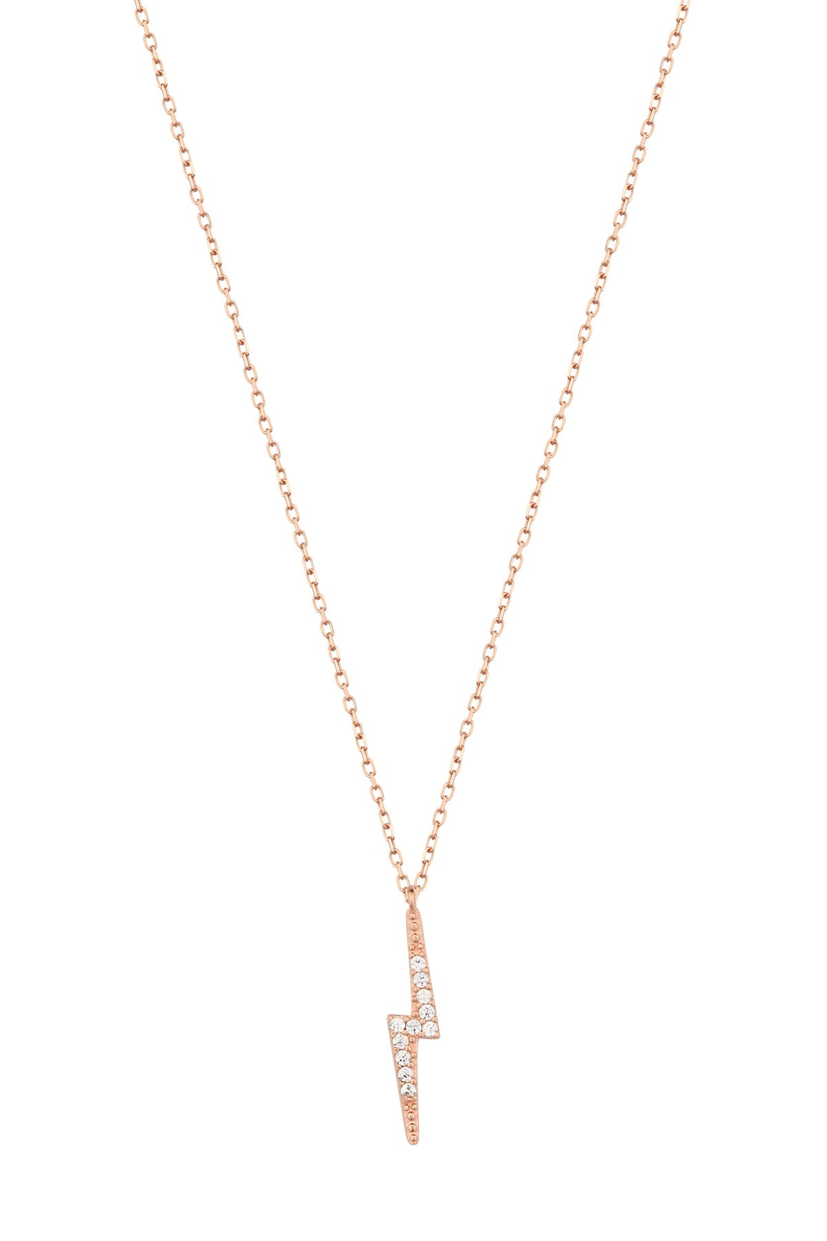Sterling Silver Lightning Necklace