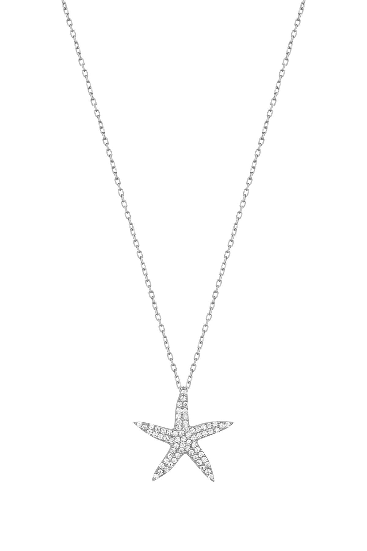 Starfish Silver Necklace