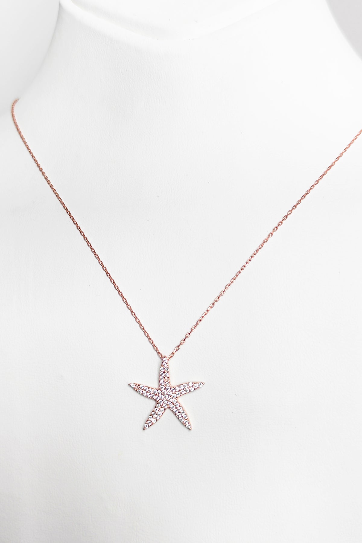 Starfish Silver Necklace