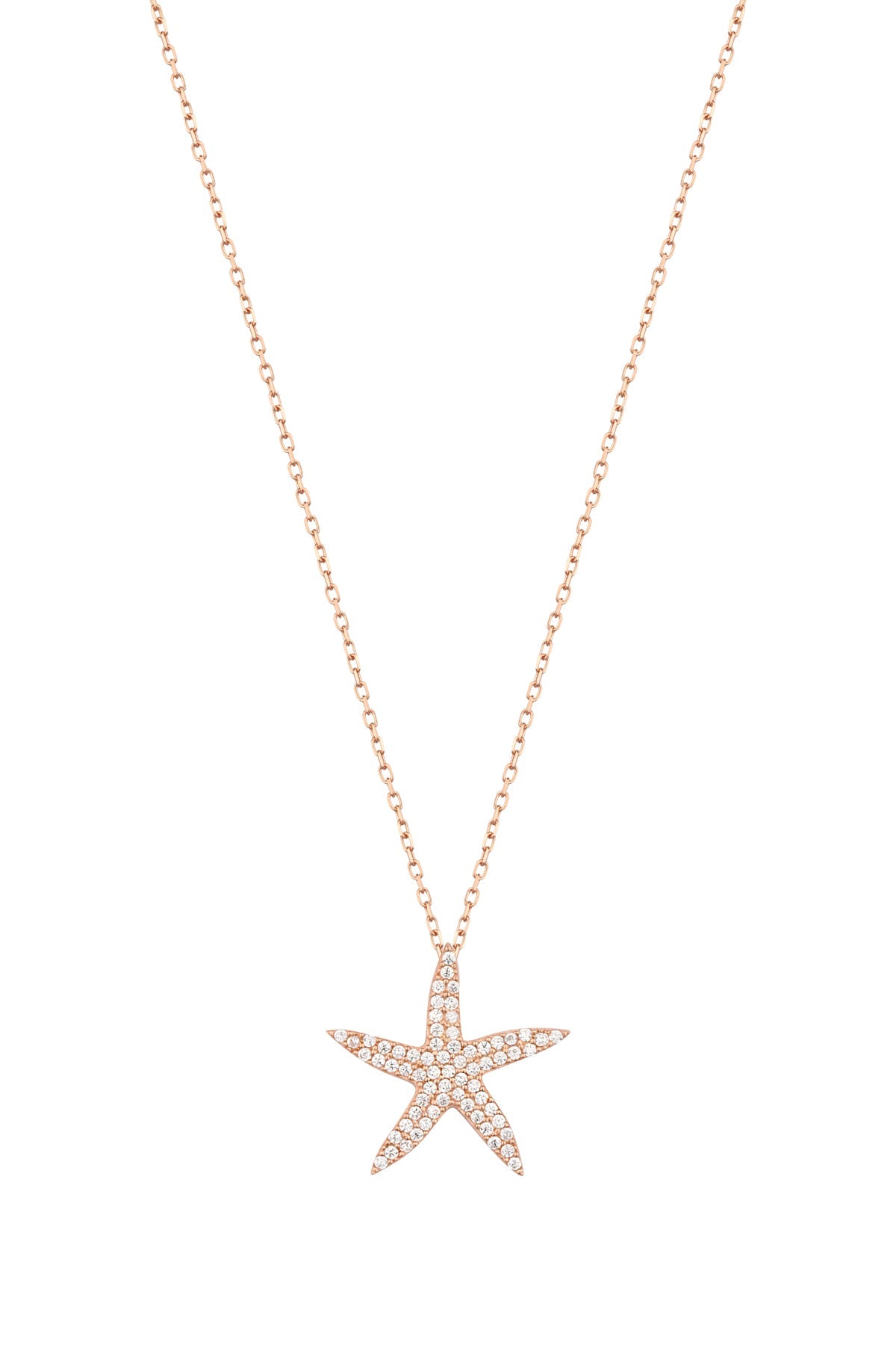 Starfish Silver Necklace