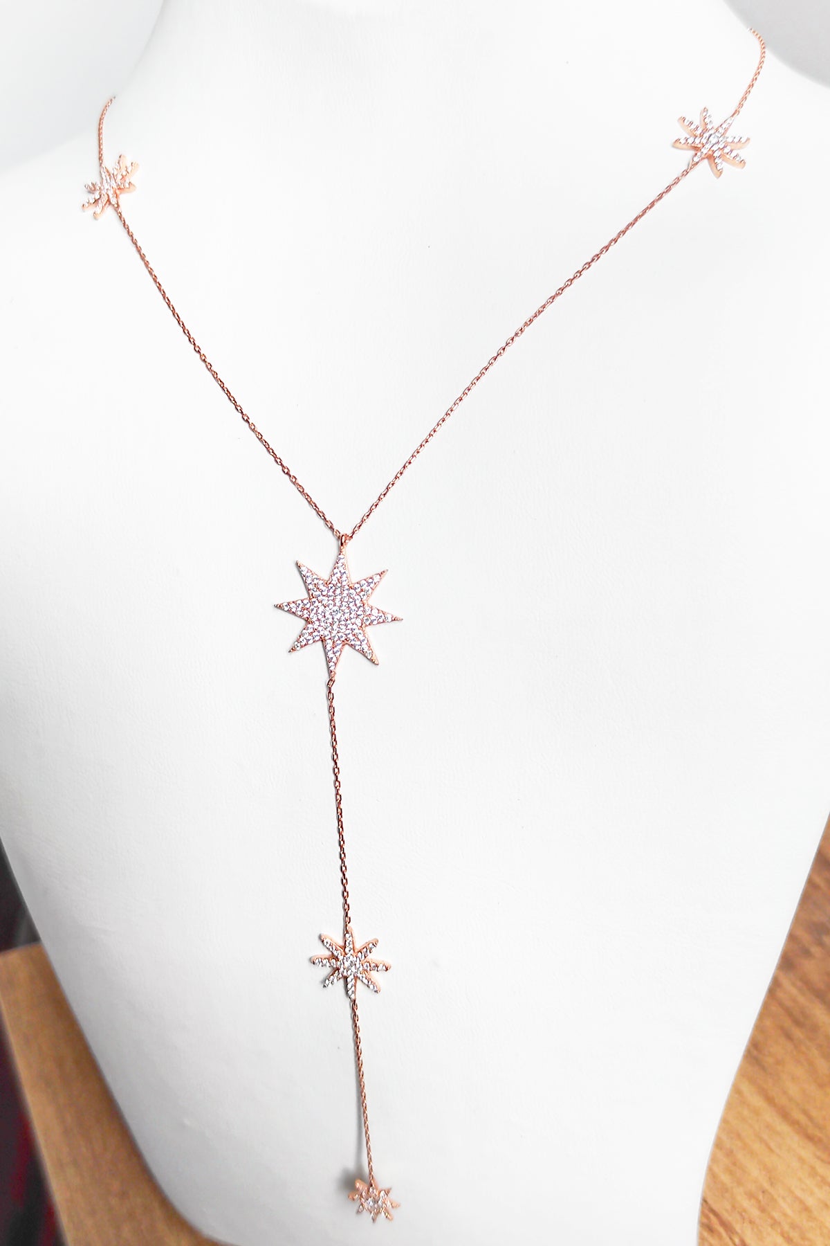 North Star Y Silver Necklace