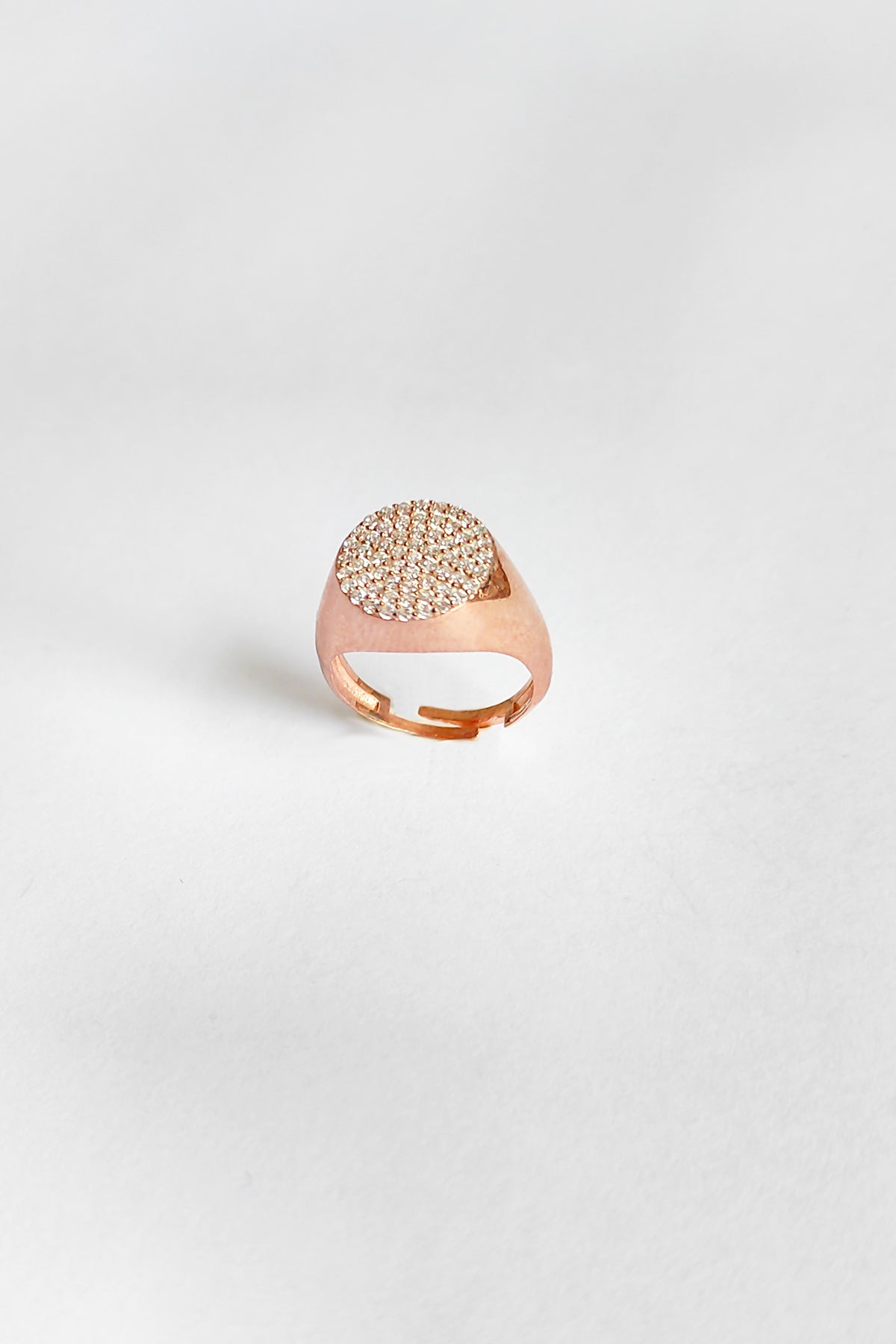 White Stone Knight Silver Ring