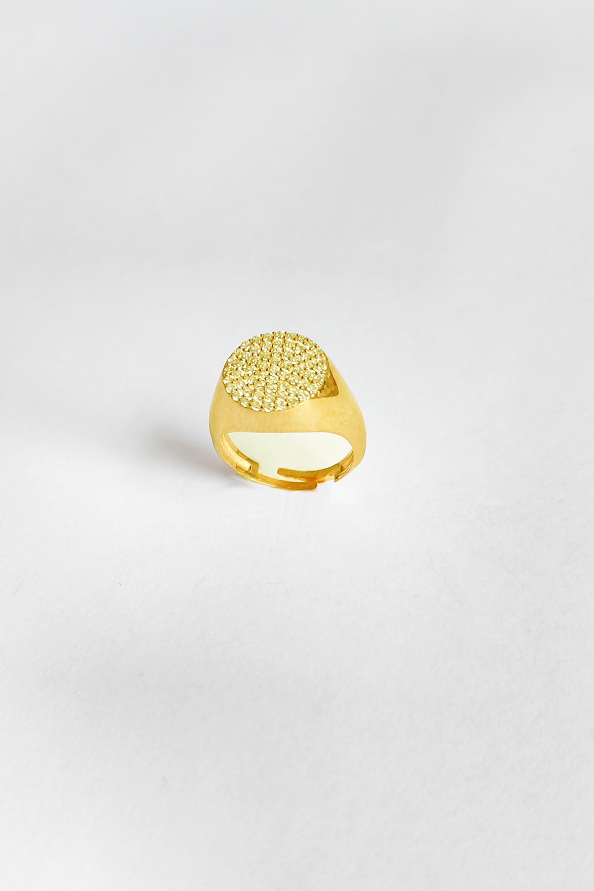 White Stone Knight Silver Ring