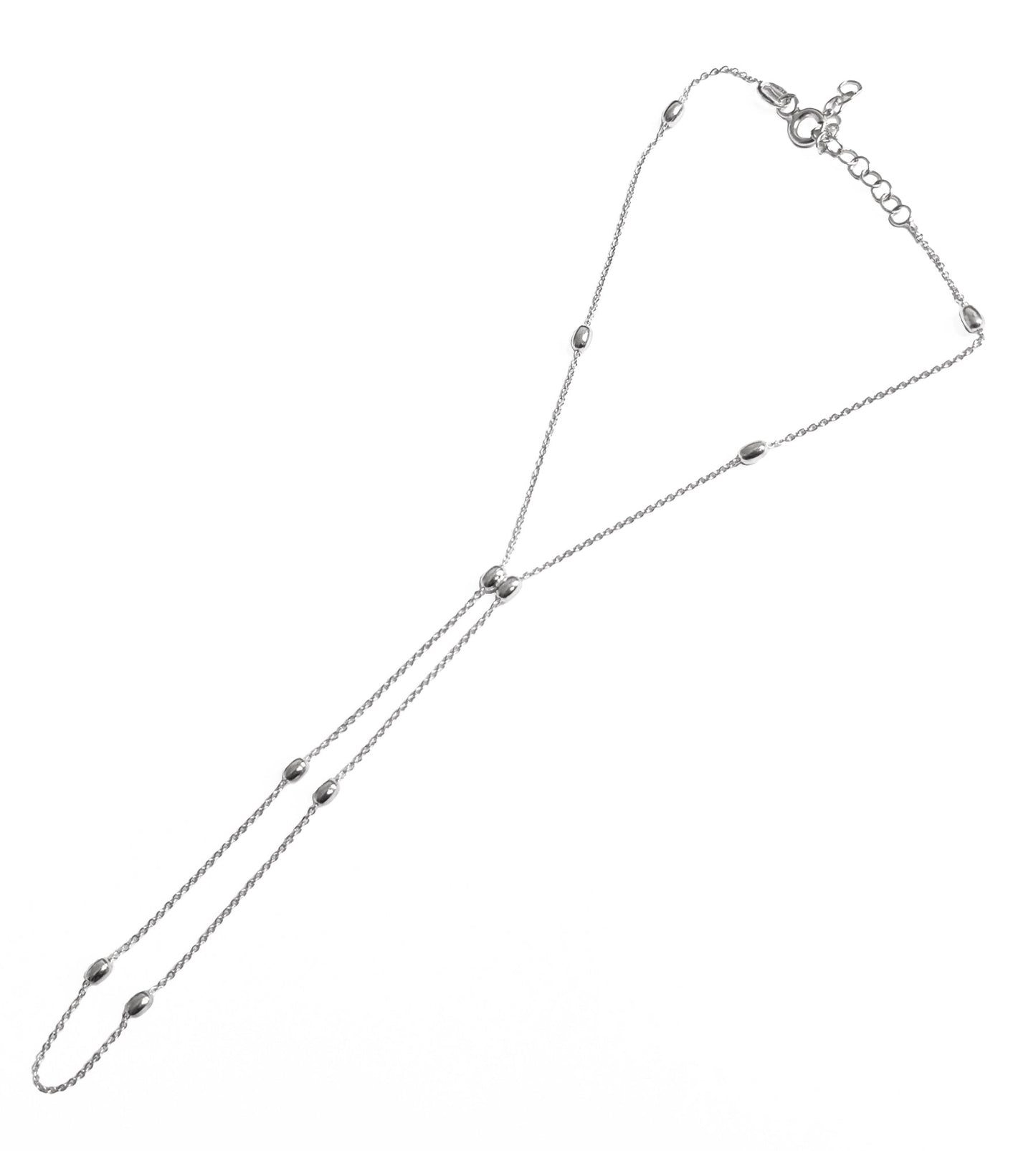Stoneless Chain Silver Sahmeran Bracelet