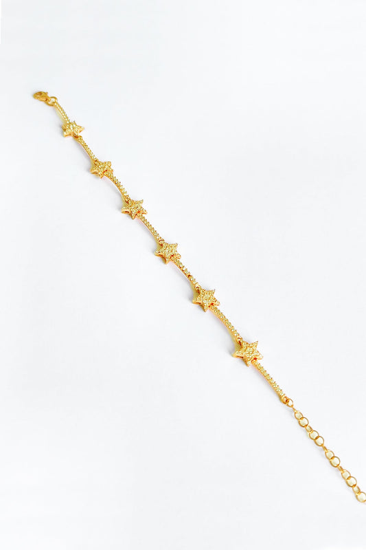 Stone Star Silver Bracelet