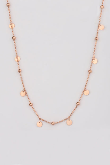 Sequin Silver Necklace