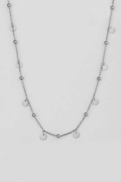 Sequin Silver Necklace