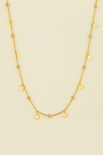 Sequin Silver Necklace