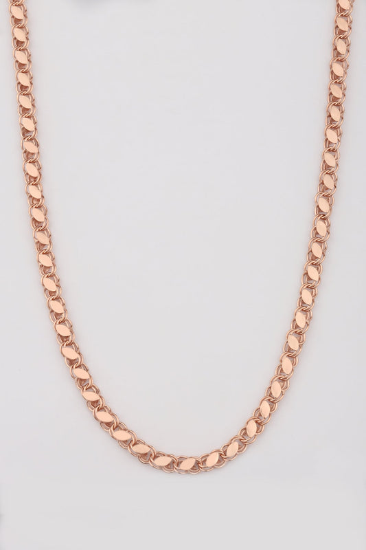 Silver Barley Chain Necklace