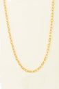Singapore Model Sequin Silver Chain Necklace
