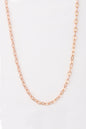 Singapore Model Sequin Silver Chain Necklace