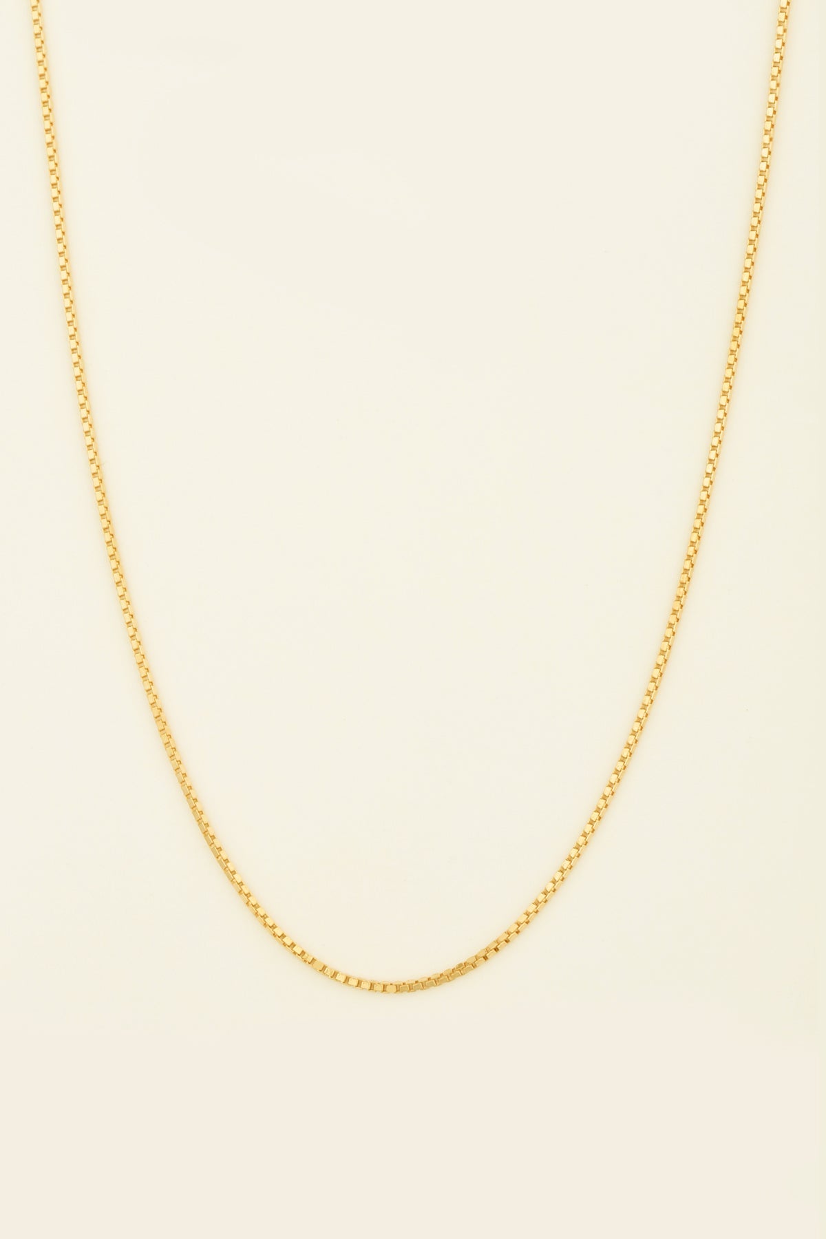 Square Italian Silver Necklace Chain