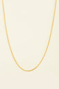 Square Italian Silver Necklace Chain
