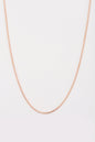 Square Italian Silver Necklace Chain