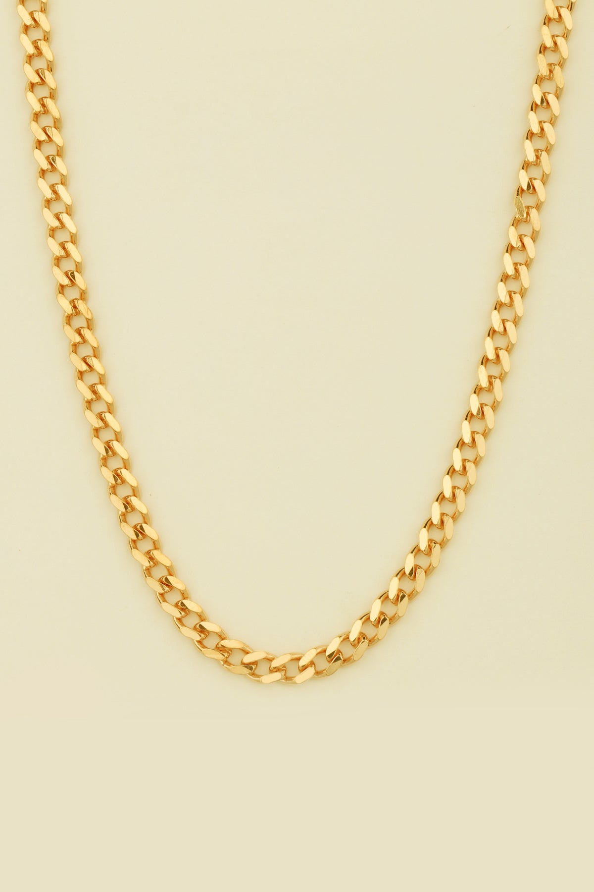 Thick Knitted Silver Chain Necklace