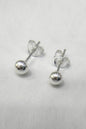 Silver Ball Earrings
