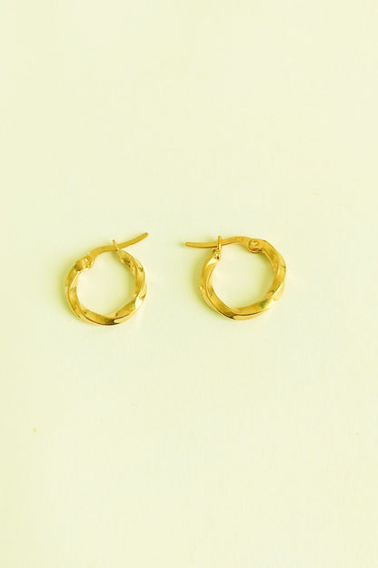 Curved Silver Sharnel Earrings