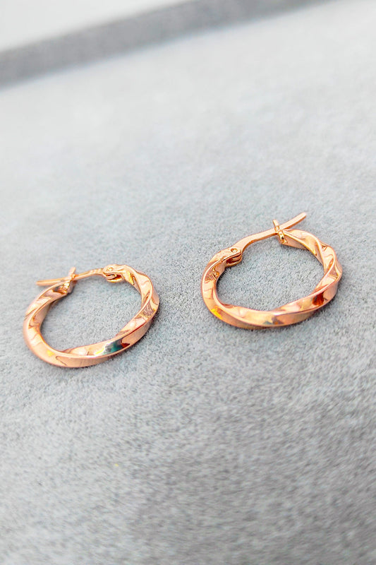 Curved Silver Sharnel Earrings