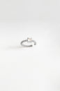 Solitaire Silver Cartilage Earrings
