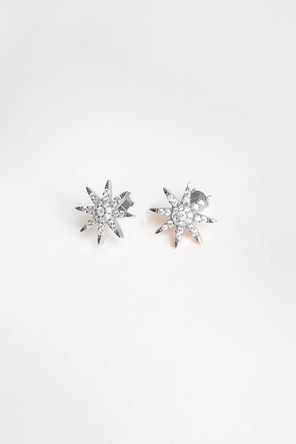 North Star Silver Earrings
