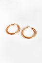 Big Sharnel Sterling Silver Earrings