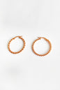 Medium Auger Sterling Silver Earrings