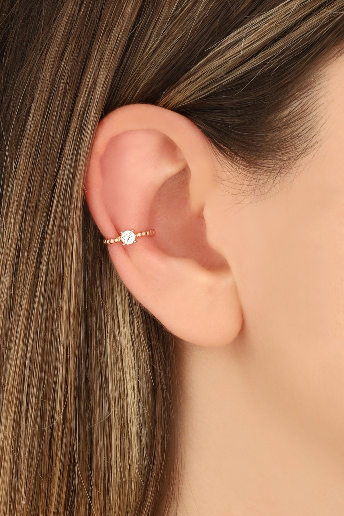 Twisted Silver Cartilage Earrings
