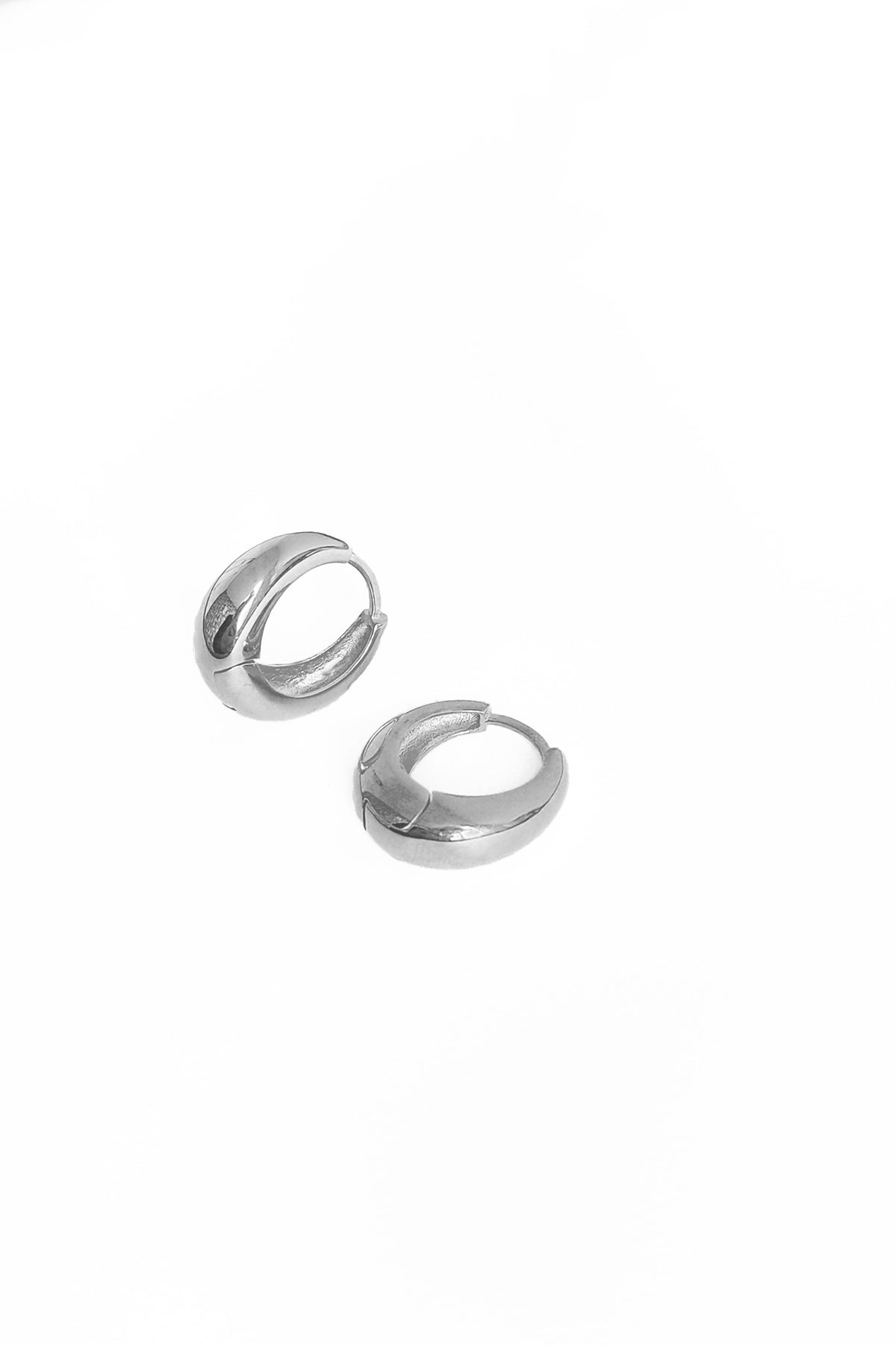 Sterling Silver Drop Hoop Earrings, Mini hoop Huggies with drop earrings