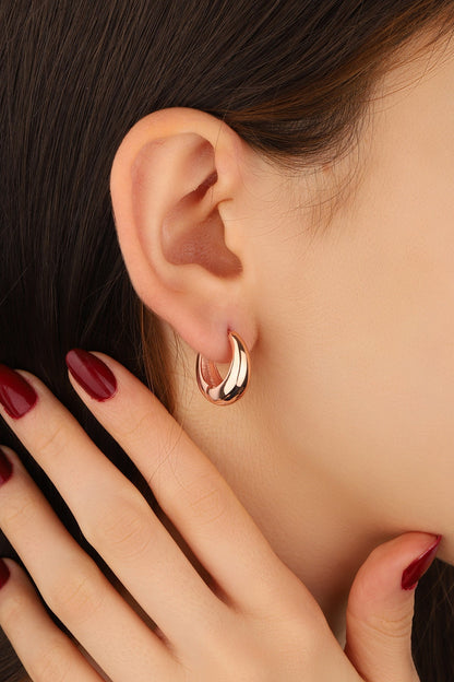 Sterling Silver Drop Hoop Earrings, Mini hoop Huggies with drop earrings