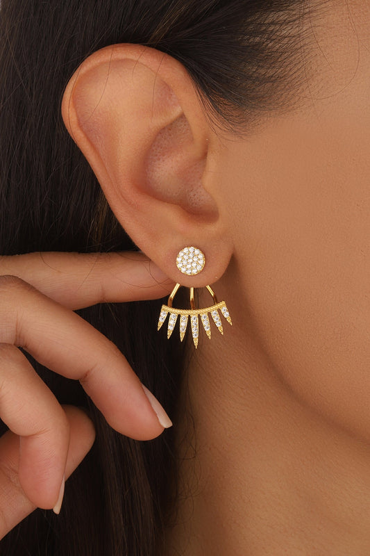 Whitestone Ear crawler, Crawler earrings, Ear climbers