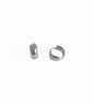 Gold Plated Plain Silver Chunky Hoop Earring