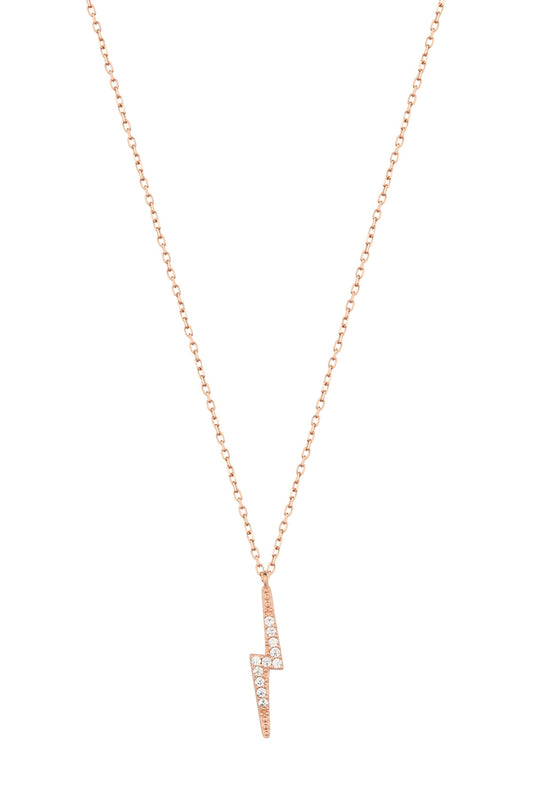 Sterling Silver Lightning Necklace