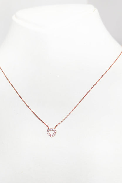Sterling Silver Heart Necklace