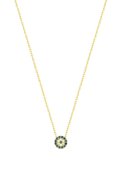 Classic Evil Eye Silver Necklace