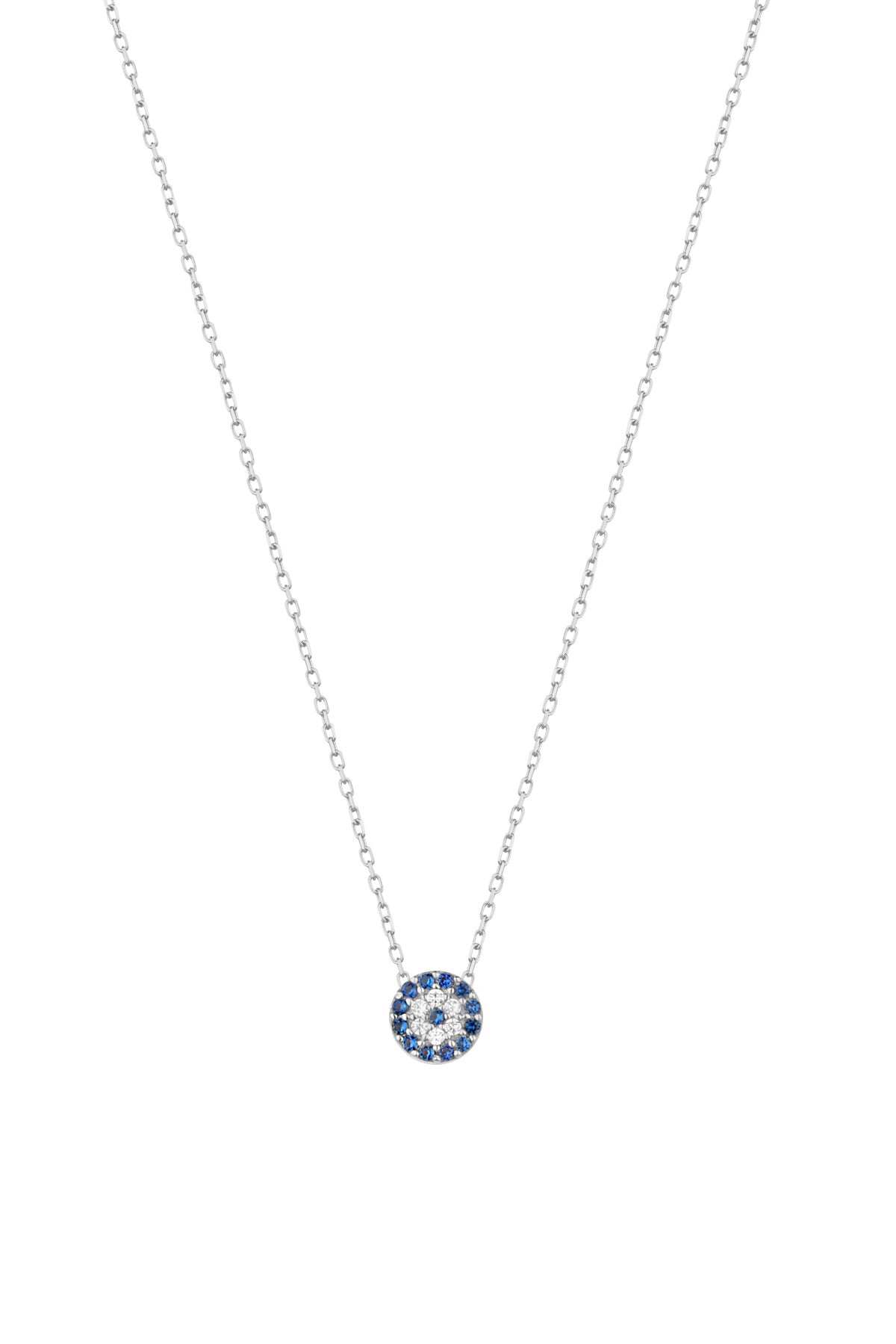 Classic Evil Eye Silver Necklace