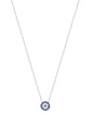 Classic Evil Eye Silver Necklace