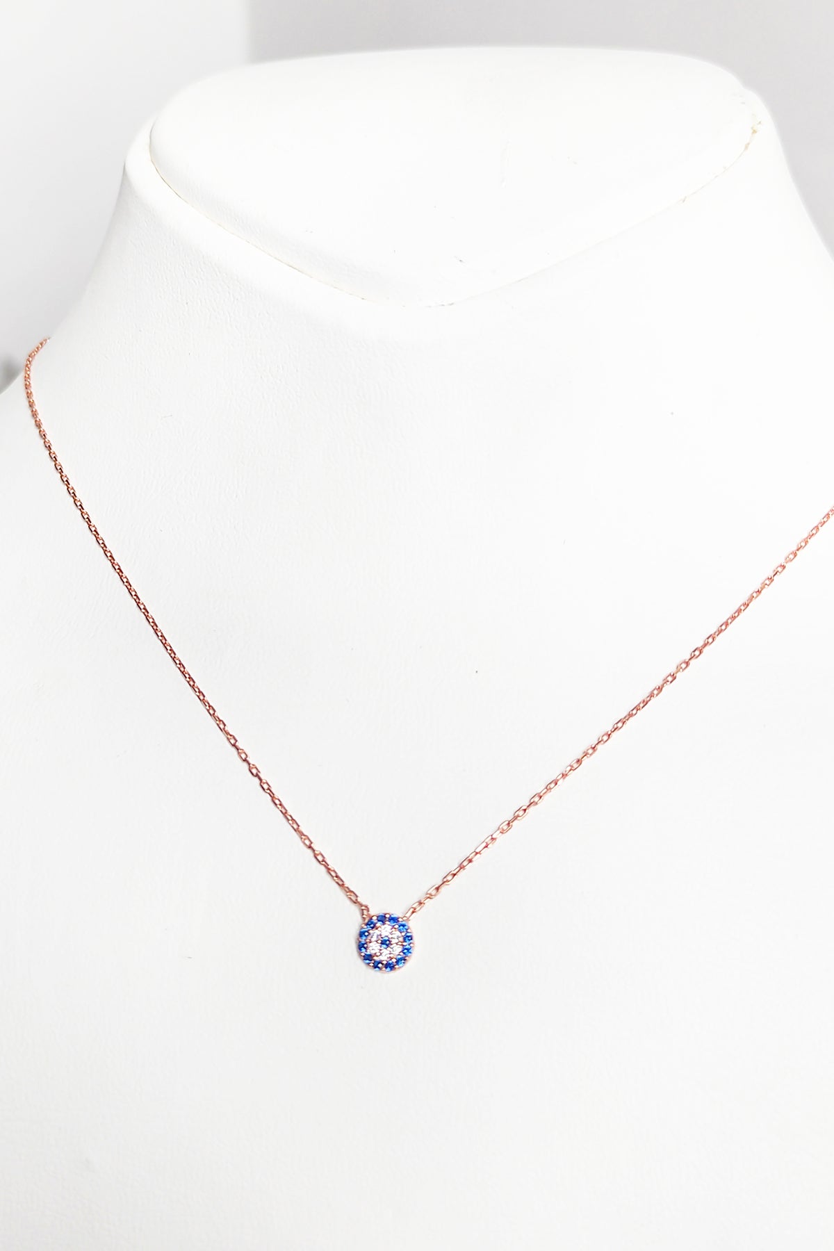 Classic Evil Eye Silver Necklace