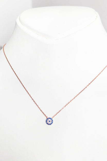 Classic Evil Eye Silver Necklace