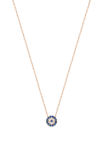 Classic Evil Eye Silver Necklace