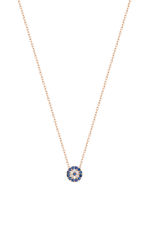 Classic Evil Eye Silver Necklace
