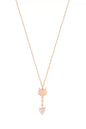 Zirkon Arrow Silver Necklace