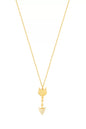 Zirkon Arrow Silver Necklace
